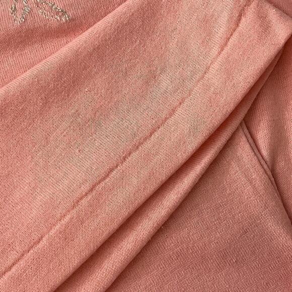 Elizabeth Adams Sport NEW VINTAGE Single Stitch Tee sz M Pastel Embroidery Shirt - Picture 5 of 10